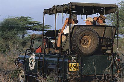 Imagen de un safari en la reserva de Selous, en Tanzania.