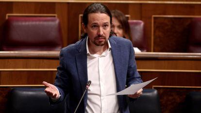 El exdirigente de Unidas Podemos y exvicepresidente del Gobierno, Pablo Iglesias, en una imagen de archivo.