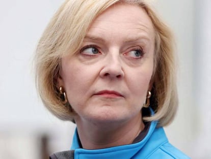 La primera ministra británica, Liz Truss. 