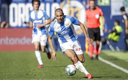 Martin Braithwaite, en el Leganés-Betis del domingo.