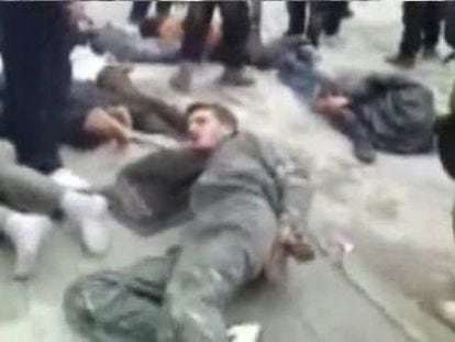 Un vídeo muestra la represión en Siria