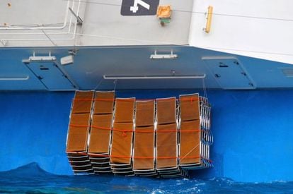 El naufragio del Costa Concordia.