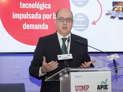 Jos&eacute; Mar&iacute;a Rold&aacute;n, durante su intervenci&oacute;n.