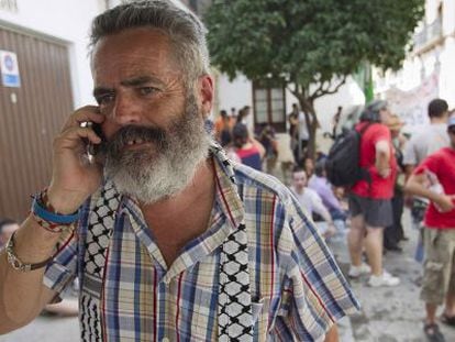 El diputado Juan Manuel S&aacute;nchez Gordillo, tres d&iacute;as despu&eacute;s del asalto en agosto de 2012. 