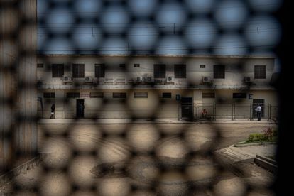 Pabellón Consular de la penitenciaría, donde se encuentran recluidos extranjeros de baja peligrosidad y ecuatorianos por manutención o accidentes de tránsito, en Guayaquil, el 7 de octubre de 2021.