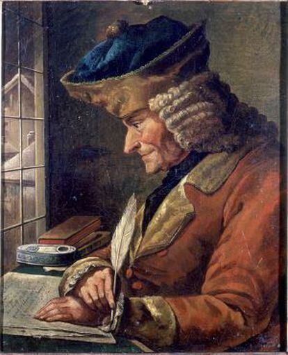 Retrato anónimo de Voltaire. Museo Carnavalet.