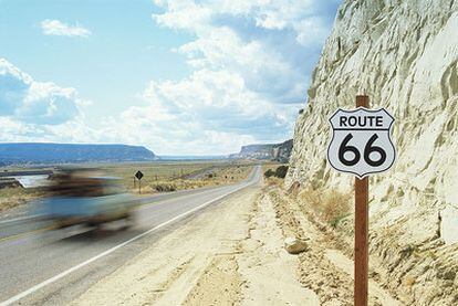 La Ruta 66 en Nuevo México (Estados Unidos).