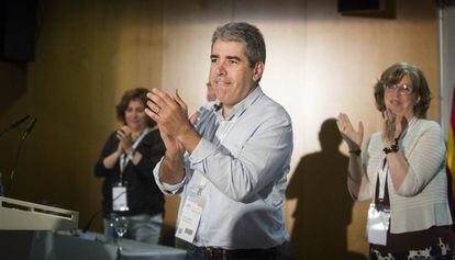 Francesc Homs durante su intervencion en el Consejo Nacional de CDC.