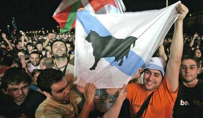Público en el Festival de Ortigueira en 2007.