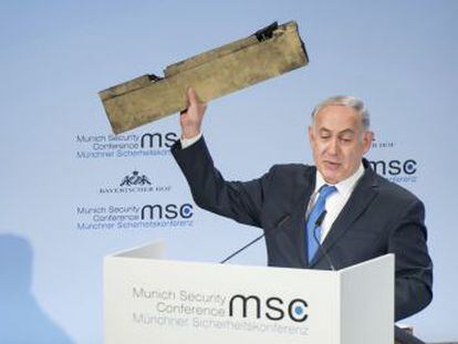 El primer ministro israelí acusa a Teherán, en la conferencia de seguridad de Múnich, de querer establecer un “imperio” en Oriente Próximo