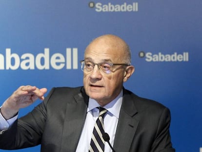 Josep Oliú, presidente de Banco Sabadell.