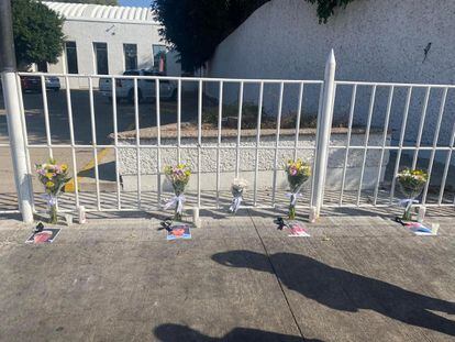 homenaje cuatro taqueros asesinados, en Salamanca, Estado de Guanajuato