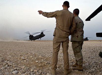 Dos soldados estadounidenses en una fotografía de archivo en Irak.