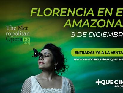 Cartel 'Florencia en el Amazonas' de +Que Cine