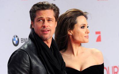 Brad Pitt y Angelina Jolie, en 2010.