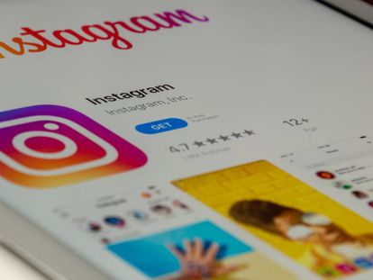 La aplicación de la red social Instagram, en la pantalla de un teléfono móvil.