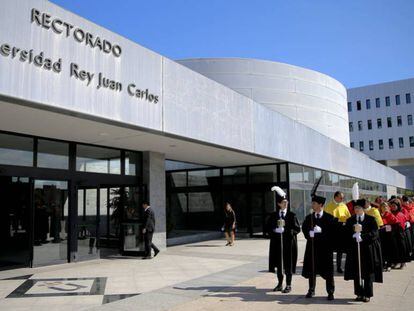 Acto de apertura del curso 2018/2019 en la Universidad Rey Juan Carlos.