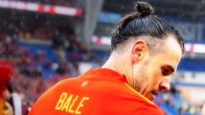 Bale durante el partido de clasificación de Gales para el Mundial de Qatar. ©Manuel Vázquez