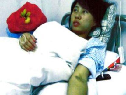 Feng Jianmei, la joven obligada a abortar.