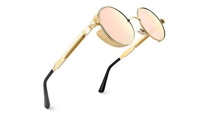 Estas gafas de sol retro, con las que marcarás tendencia, son redondas,  unisex y se pueden elegir en varios colores, Escaparate: compras y ofertas