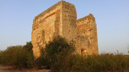 Plano general de las ruinas del monasterio de Santa Eulalia de Marchena.