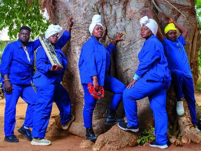 La banda togolesa Nanas Benz du Togo, en una imagen promocional.