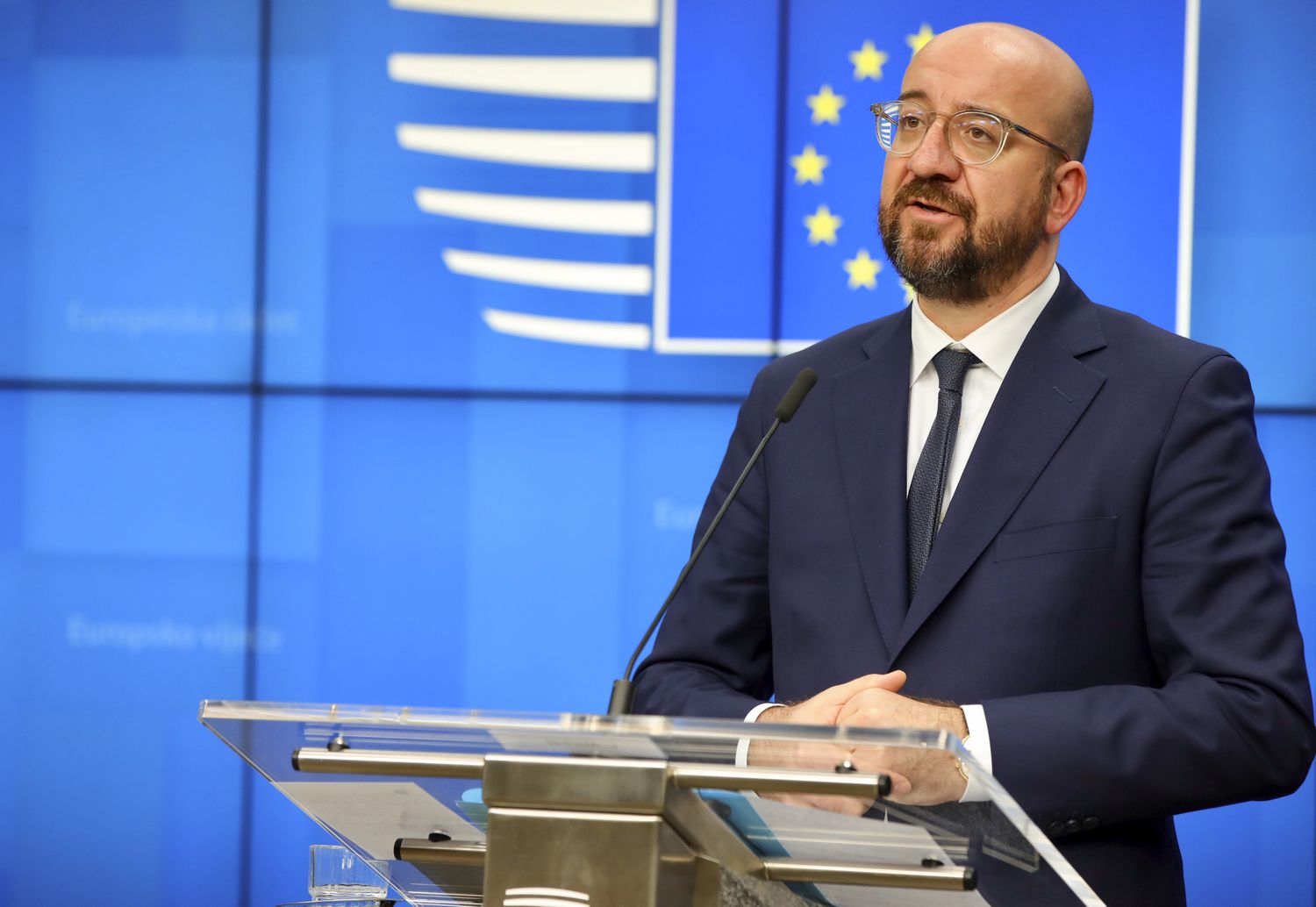 El presidente del Consejo Europeo, Charles Michel