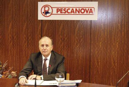Fernández de Sousa, en una pasada junta de accionistas.