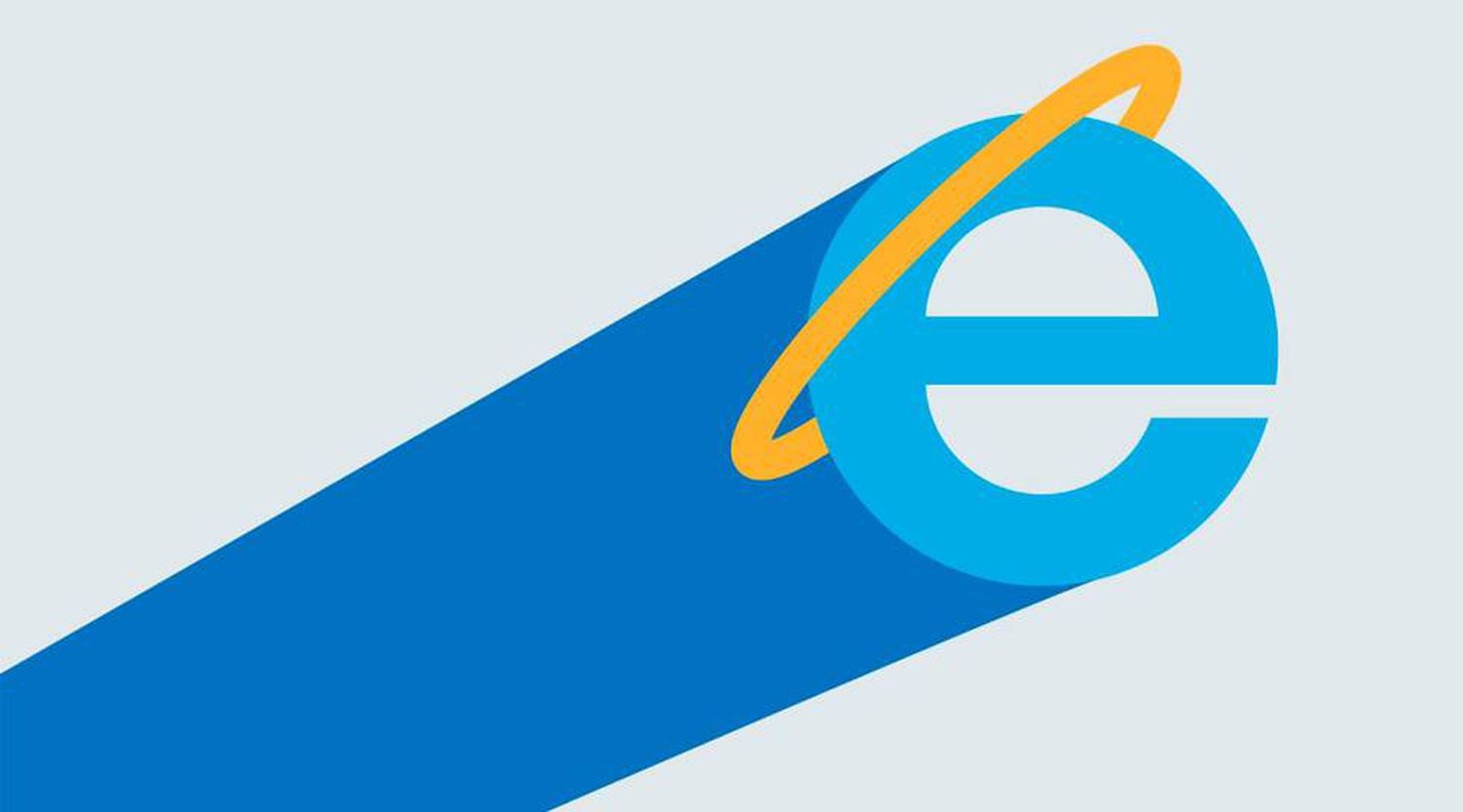 Logotipo del Microsoft Internet Explorer.