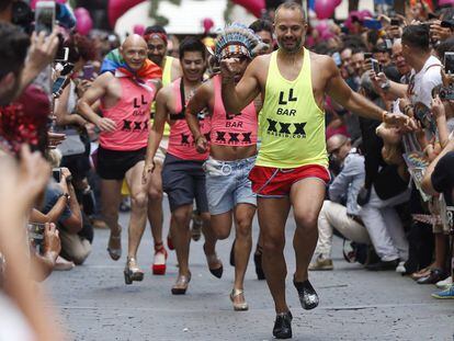 La tradicional carrera de tacones del Orgullo Gay 2017