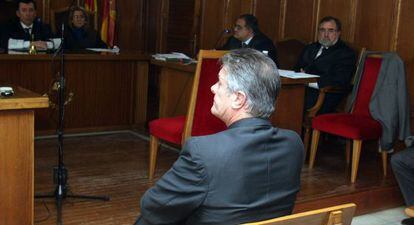 El cantante Francisco, en el banquillo de la Audiencia de Alicante.