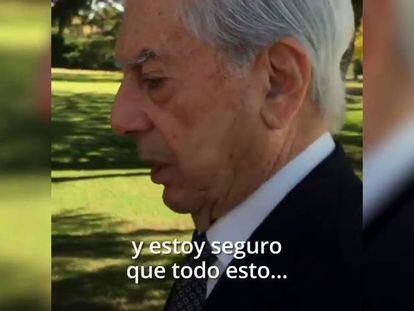 Mauricio Macri se reúne con Mario Vargas Llosa y lo entrevista en Facebook