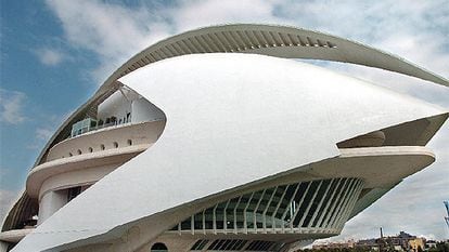 El Palau de les Arts de Valencia.