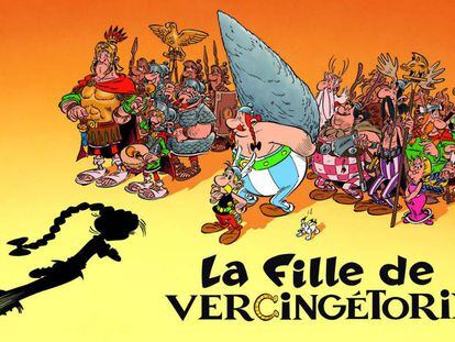 Portada en francés del próximo cómic de Astérix  y  Obélix.