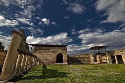 Vista de las termas Stabiane en Pompeya, cerca de Nápoles, Italia. EFE/Archivo