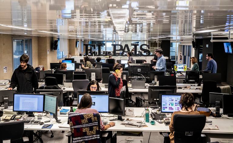 Redacción del diario EL PAÍS en Madrid.