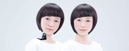 Kodomoroid es una teleoperadora androide presentada en la exposición de Tokio.
