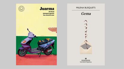 Portadas de 'Al final siempre ganan los monstruos' y 'Gema'.