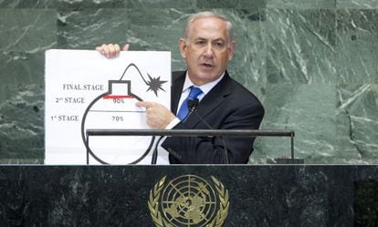 Netanyahu, el año pasado, en la Asamblea General
