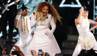 Janet Jackson en su concierto de Miami el pasado 20 de septiembre.