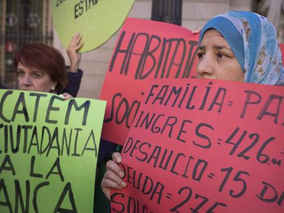 Protesta contra las hipotecas tóxicas.