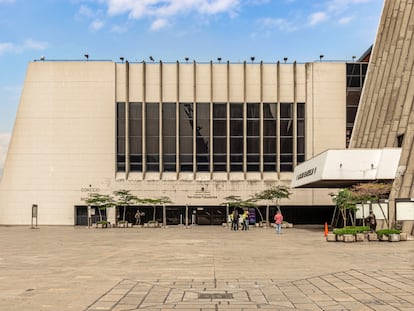 El edificio de la Alcaldía de Medellín (Colombia).