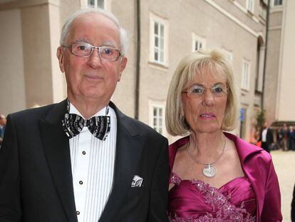 Erich Kellerhals (izquierda) y su esposa Helga, en una foto de archivo.