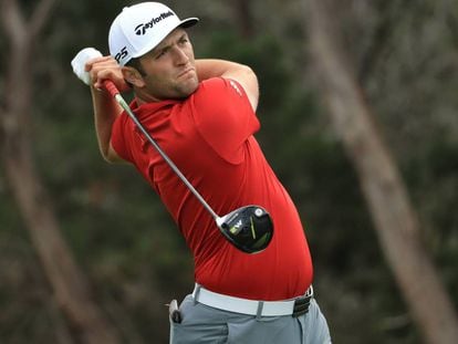 Jon Rahm, durante las semifinales del Match Play.