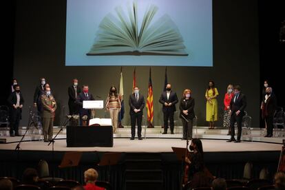 Acto conmemorativo del Día de la Constitución en Alicante.