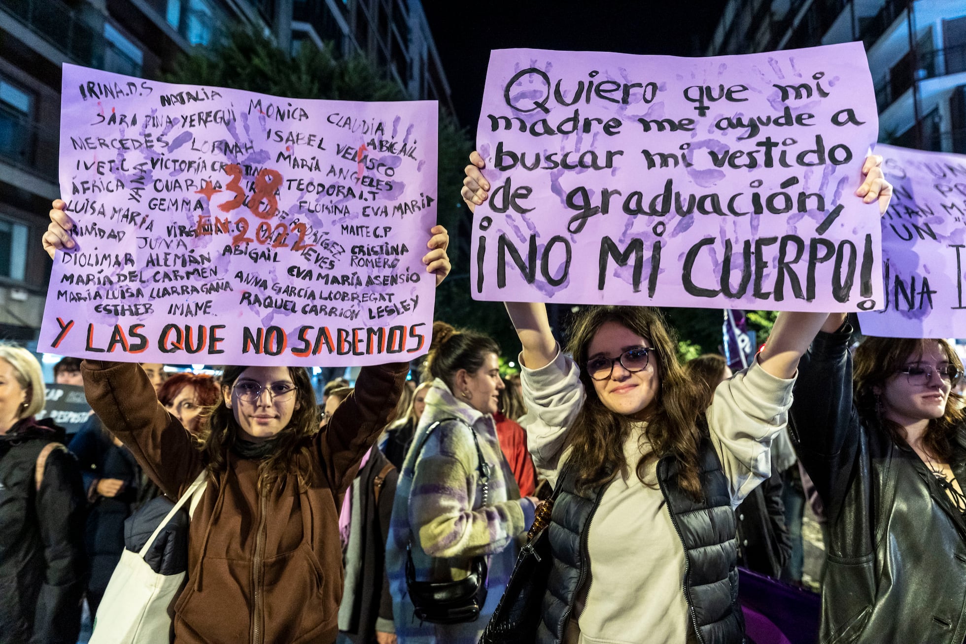 Las manifestaciones del 25N por el Día contra la violencia machista en ...