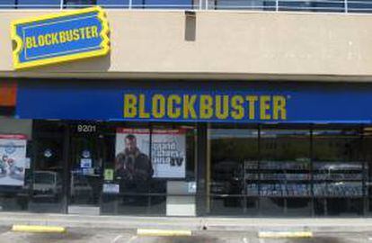 Vista de una tienda de Blockbuster Inc. en Los Angeles, California (EEUU). EFE/Archivo