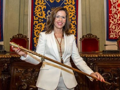 Ana Belén Castejón, alcaldesa de Cartagena tras un acuerdo con PP y Ciudadanos. 