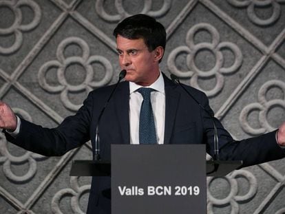 Manuel Valls, candidato a la alcaldía de Barcelona.