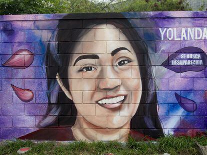Mural en honor a Yolanda Martínez, en San Nicolás de los Garza, Nuevo León.